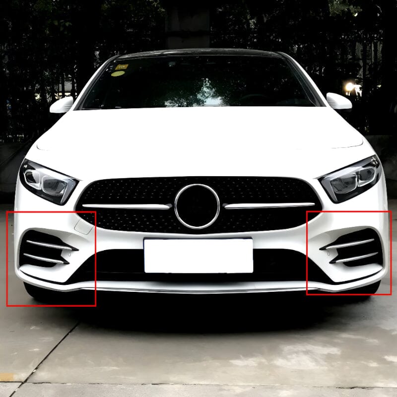 Mercedes A-Klasse W177 Spoiler Flaps Matt Chrom RSHOP